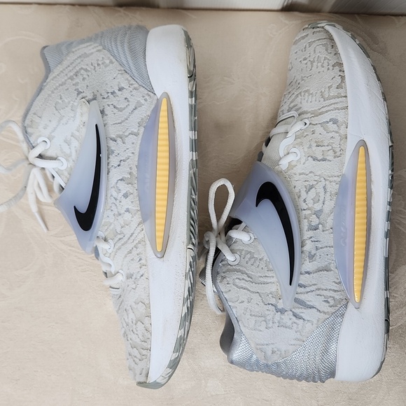 Mens Nike Kevin Durant XIV KD14 sneakers basketball wolf grey size 8 CW3935-100 - Picture 7 of 16